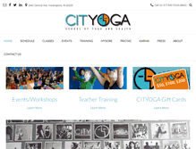 Tablet Screenshot of cityoga.biz